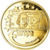 Germany, Token, 2003, europa Belgique, MS(63), Gold plated copper