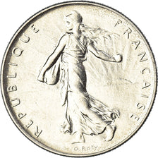 Coin, France, Semeuse, Franc, 1964, Paris, MS(63), Nickel, KM:925.1, Gadoury:474