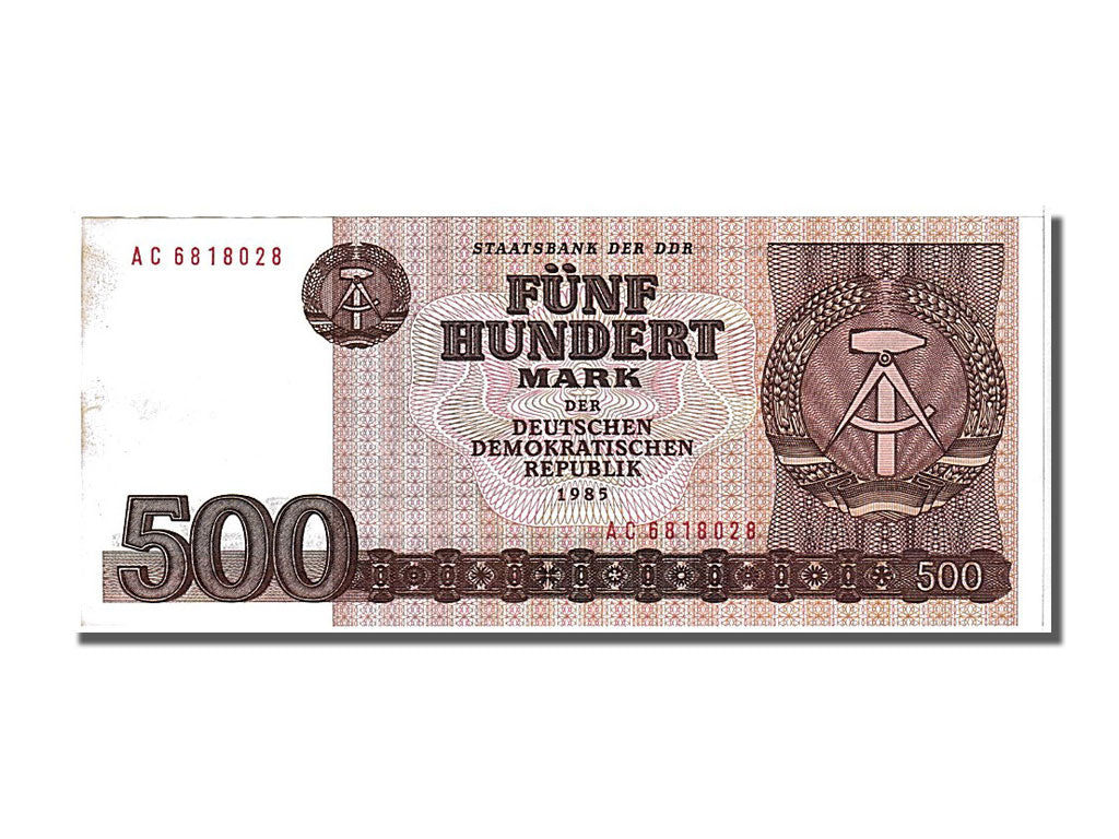 Germany - Democratic Republic, 500 Mark, 1985, KM #33, UNC(60-62), AC 6818028