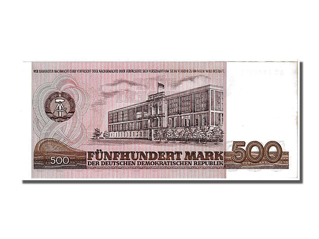 Germany - Democratic Republic, 500 Mark, 1985, KM #33, UNC(60-62), AC 6818028