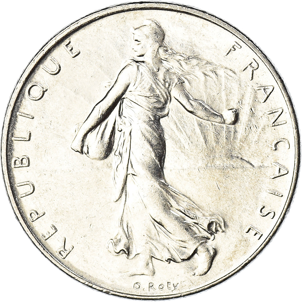 Coin, France, Semeuse, Franc, 1999, Paris, O.Roty, MS(64), Nickel, KM:925.1