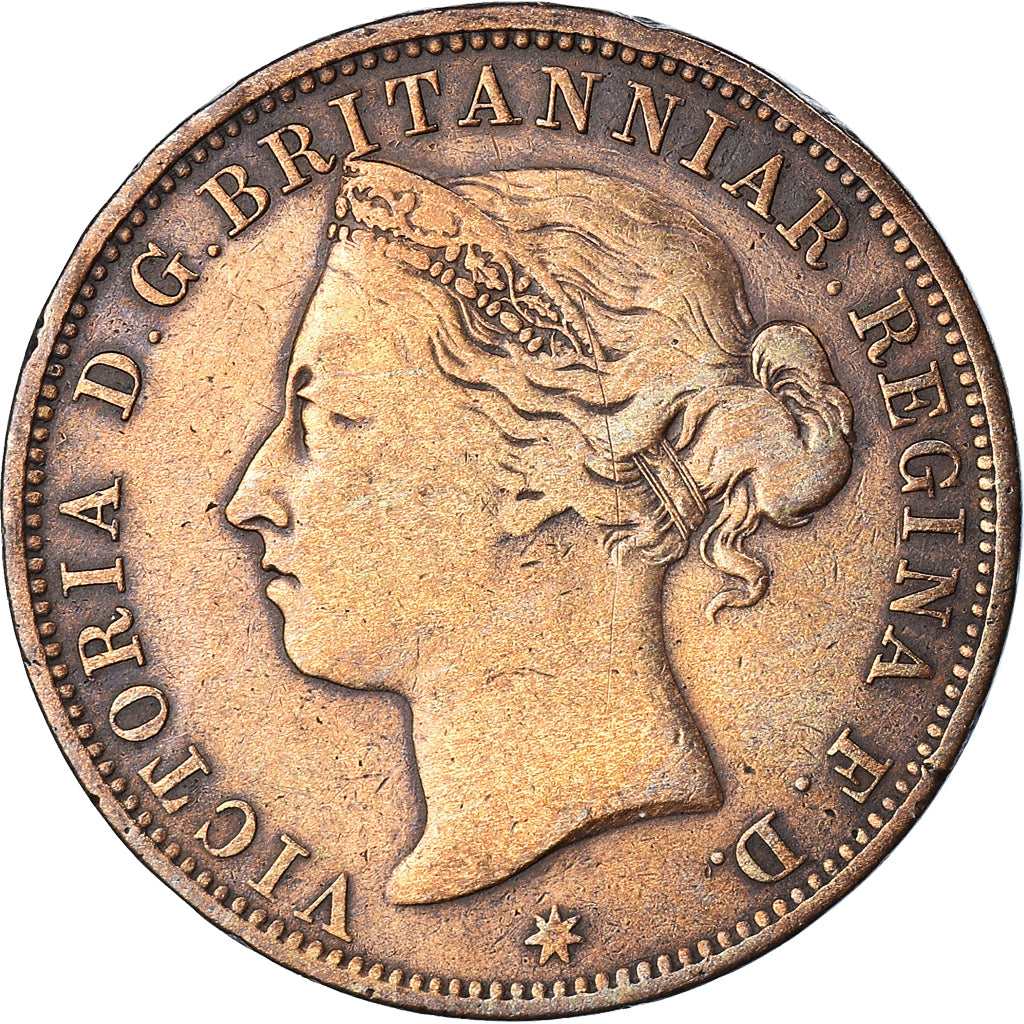 Monnaie, Jersey, Victoria, 1/12 Shilling, 1881, TTB, Bronze, KM:8