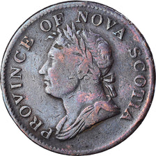 Coin, Canada, 1/2 Penny Token, 1832, VF(30-35), Bronze
