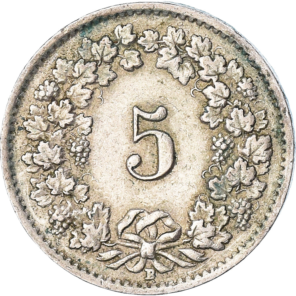 Monnaie, Suisse, 5 Rappen, 1955, Bern, TB+, Cupro-nickel, KM:26