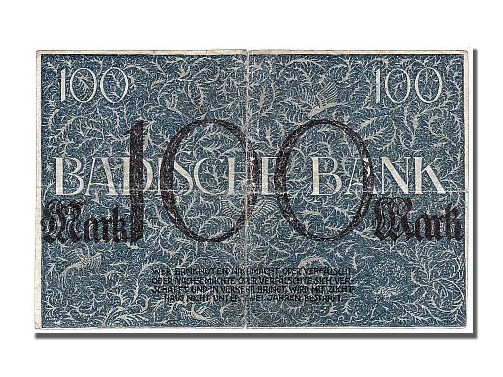 German States, 100 Mark, 1918, KM #S907, 1918-12-15, EF(40-45), B 295766