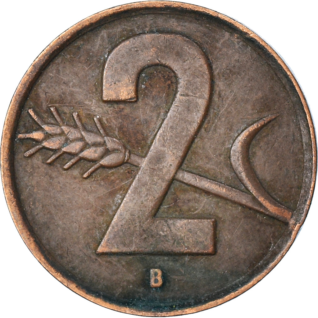 Coin, Switzerland, 2 Rappen, 1948, Bern, VF(30-35), Bronze, KM:47