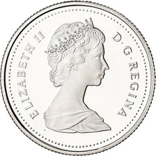 Coin, Canada, Elizabeth II, 25 Cents, 1989, Royal Canadian Mint, Ottawa, BE