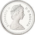 Coin, Canada, Elizabeth II, 25 Cents, 1989, Royal Canadian Mint, Ottawa, BE