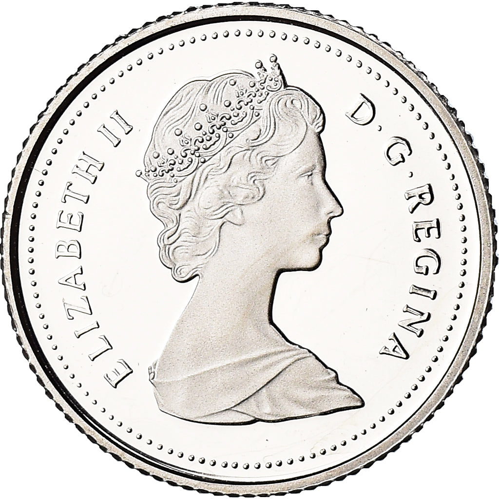 Coin, Canada, Elizabeth II, 10 Cents, 1989, Royal Canadian Mint, Ottawa, BE