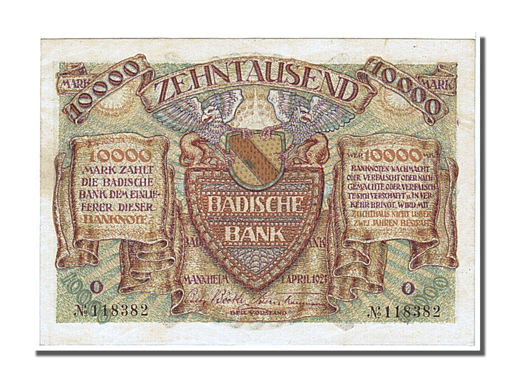 German States, 10,000 Mark, 1923, KM #S910, 1923-04-01, UNC(65-70), 118382