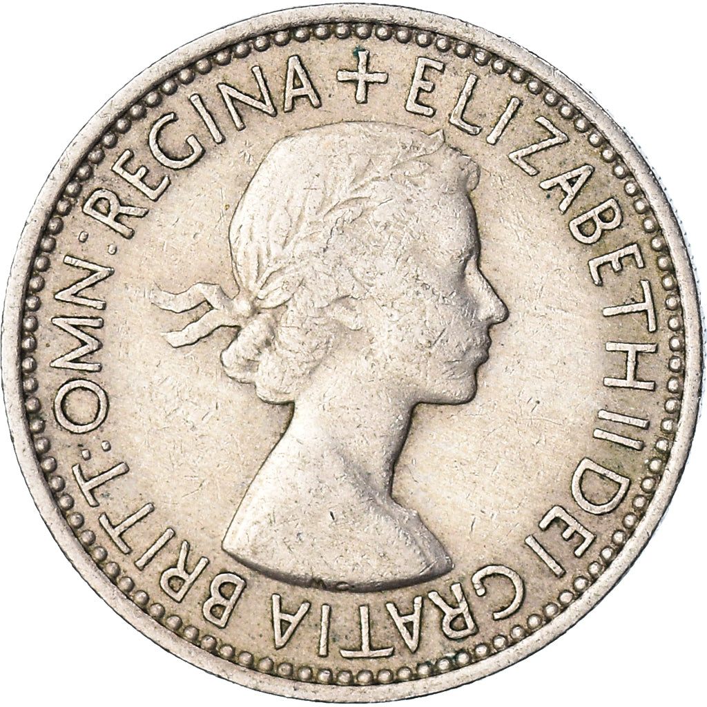 Coin, Great Britain, Elizabeth II, Shilling, 1953, VF(20-25), Copper-nickel