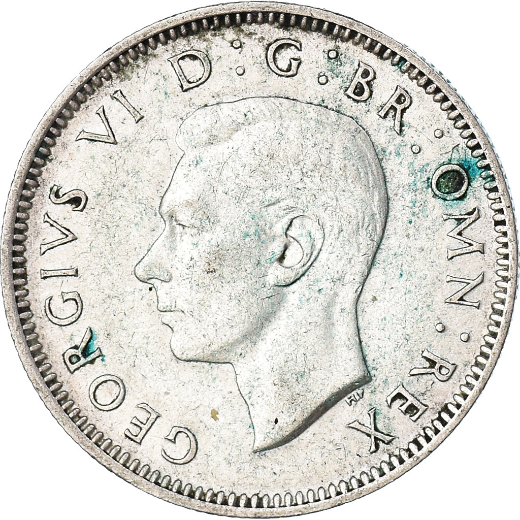 Coin, Great Britain, George VI, Shilling, 1942, EF(40-45), Silver, KM:853