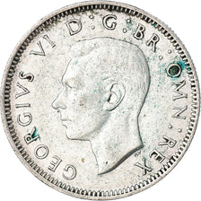 Coin, Great Britain, George VI, Shilling, 1942, EF(40-45), Silver, KM:853