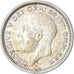 Coin, Great Britain, George V, 6 Pence, 1927, AU(50-53), Silver, KM:828