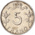 Munten, Luxemburg, Charlotte, 5 Francs, 1949, FR, Cupro-nikkel, KM:50