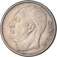 Coin, Norway, Olav V, Krone, 1958, EF(40-45), Copper-nickel, KM:409