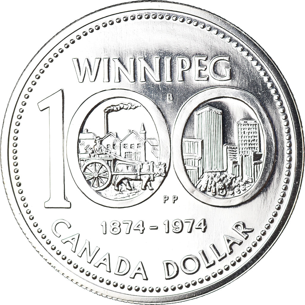 Coin, Canada, Elizabeth II, Dollar, 1974, Royal Canadian Mint, Ottawa, FDC