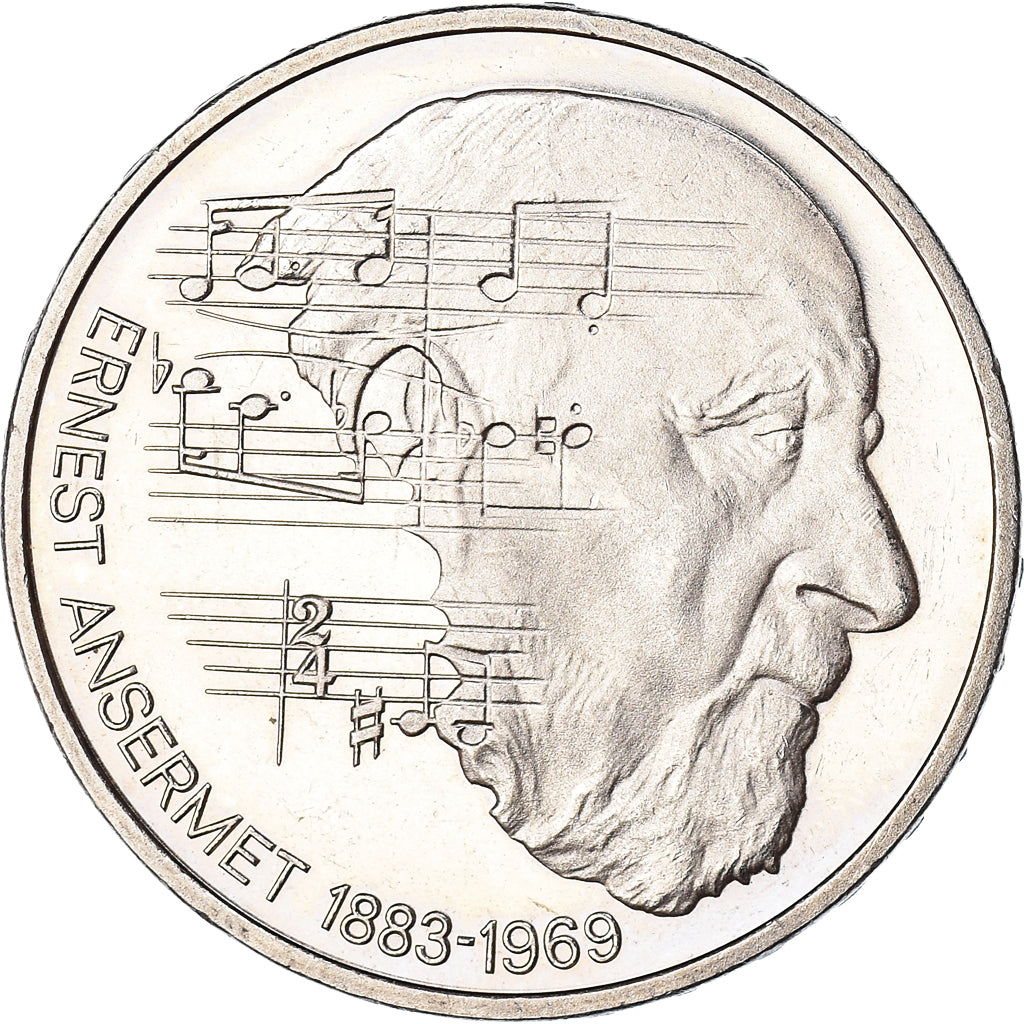Coin, Switzerland, 5 Francs, 1983, AU(50-53), Copper-nickel, KM:62