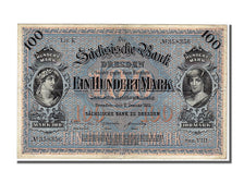 German States, 100 Mark, 1911, KM #S952b, 1911-01-02, EF(40-45), 358356