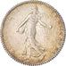Monnaie, France, Semeuse, Franc, 1917, Paris, 1 Franc, TTB, Argent, Gadoury:467