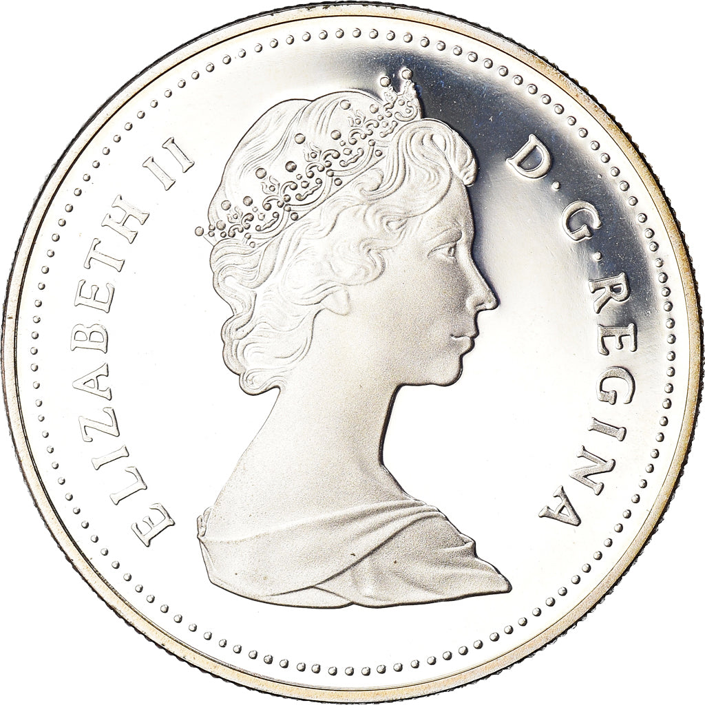 Coin, Canada, Elizabeth II, Dollar, 1989, Royal Canadian Mint, Ottawa, BE