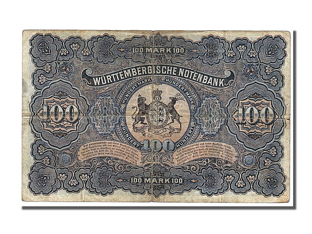 German States, 100 Mark, 1911, KM #S979b, 1911-01-01, EF(40-45), 008408