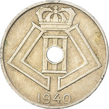 Moeda, Bélgica, 5 Centimes, 1940, EF(40-45), Níquel-Latão, KM:111