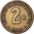 Moneta, Francia, France Libre, 2 Francs, 1944, Philadelphia, BB, Ottone, KM:905