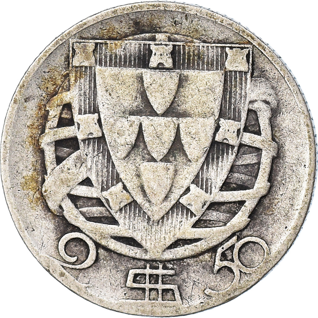 Monnaie, Portugal, 2-1/2 Escudos, 1946, TB, Argent, KM:580