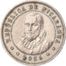Moneta, Nicaragua, 25 Centavos, 1956, BB, Rame-nichel, KM:18.1