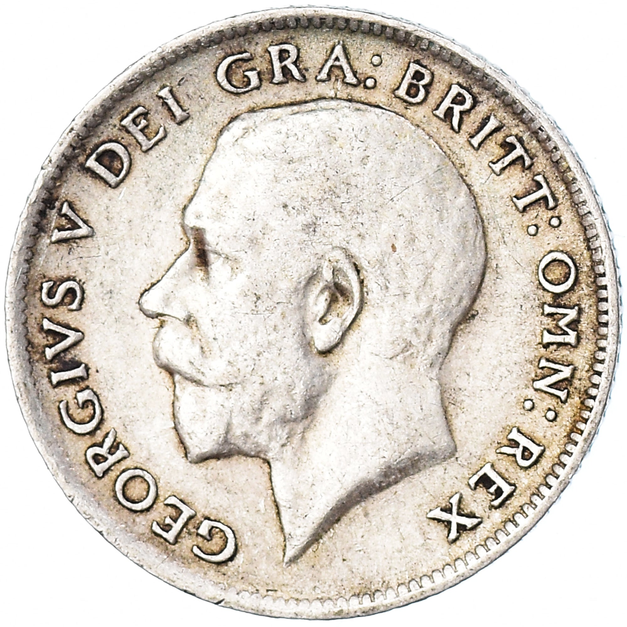 Coin, Great Britain, George V, 6 Pence, 1918, EF(40-45), Silver, KM:815