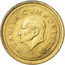 Coin, Turkey, 5000 Lira, 1997, AU(55-58), Brass, KM:1029.1