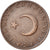 Moeda, Turquia, 10 Kurus, 1962, EF(40-45), Bronze, KM:891.1