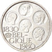 Coin, Belgium, 500 Francs, 500 Frank, 1980, Brussels, EF(40-45), Silver Clad