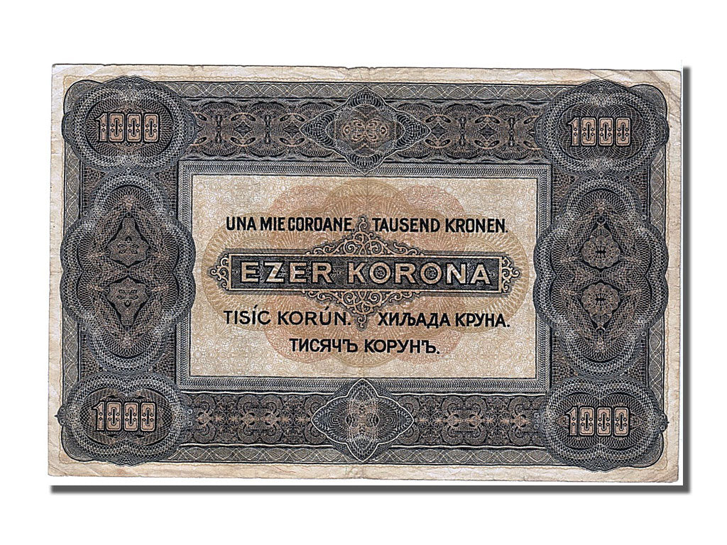 Hungary, 1000 Korona, 1920, KM #66a, 1920-01-01, VF(30-35), B15