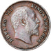 Moneda, INDIA BRITÁNICA, Edward VII, 1/12 Anna, 1 Pie, 1905, MBC, Cobre, KM:497