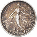 Coin, France, Semeuse, Franc, 1916, Paris, 1 Franc, VF(30-35), Silver, KM:844.1