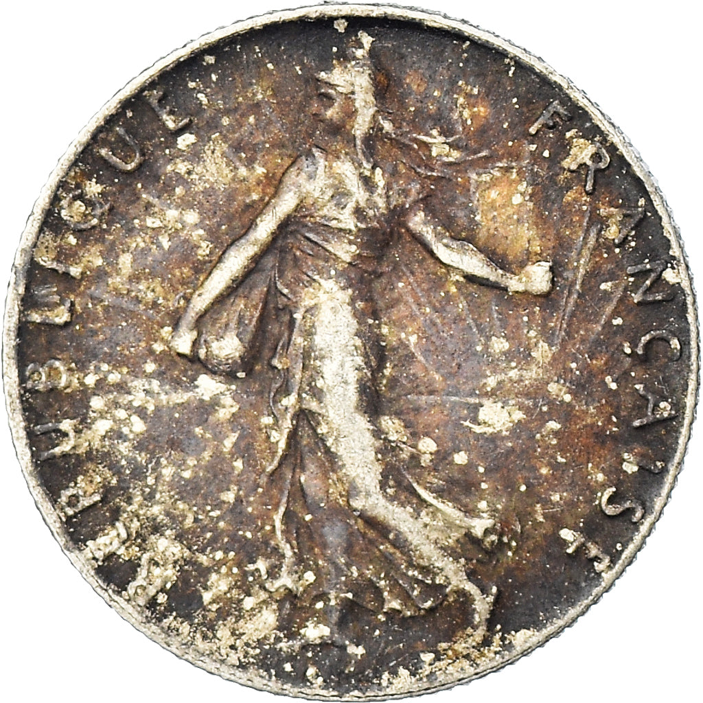 Coin, France, Semeuse, 50 Centimes, 1920, Paris, VF(20-25), Silver, KM:854