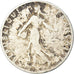 Moneta, Francia, Semeuse, 50 Centimes, 1909, Paris, B+, Argento, KM:854
