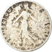 Moneda, Francia, Semeuse, 50 Centimes, 1909, Paris, BC, Plata, KM:854