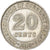 Moeda, MALAIA, 20 Cents, 1948, EF(40-45), Cobre-níquel, KM:9