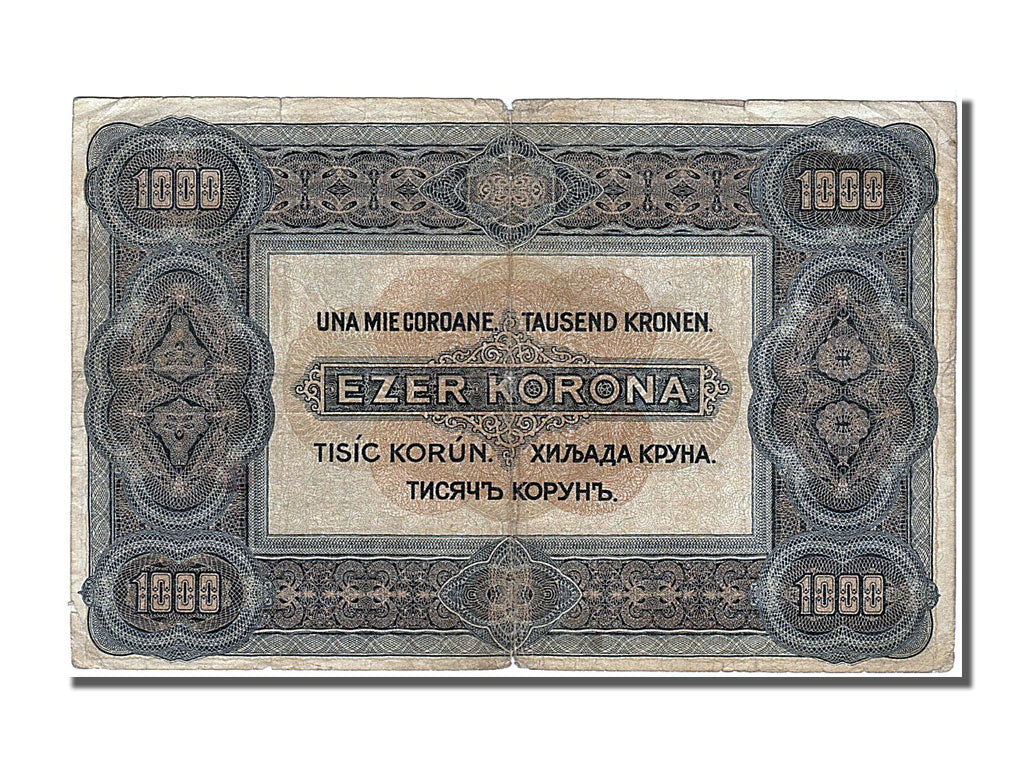 Hungary, 1000 Korona, 1920, KM #66a, 1920-01-01, EF(40-45), B09