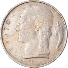 Coin, Belgium, 5 Francs, 5 Frank, 1970, EF(40-45), Copper-nickel, KM:134.1