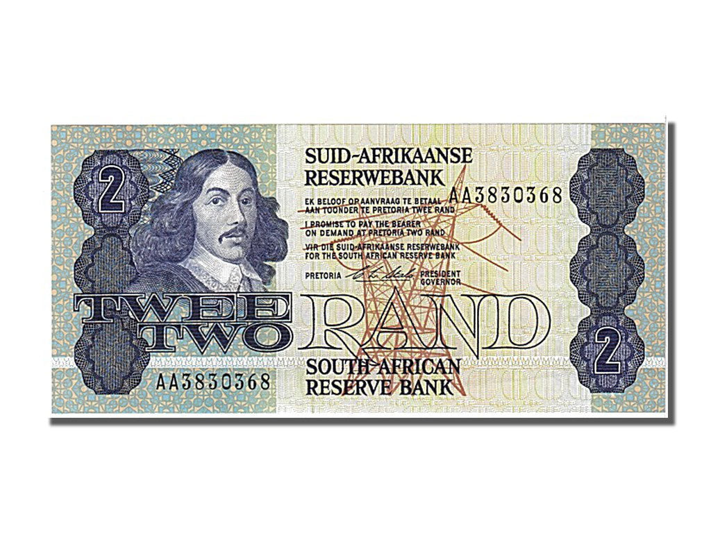 South Africa, 2 Rand, 1990, KM #118e, UNC(65-70), AA