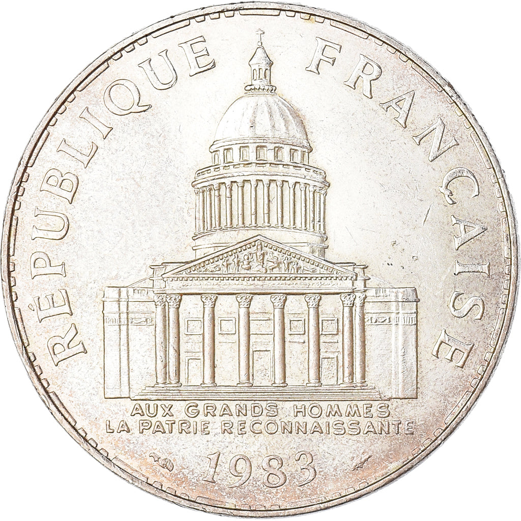 Coin, France, Panthéon, 100 Francs, 1983, Paris, EF(40-45), Silver, KM:951.1