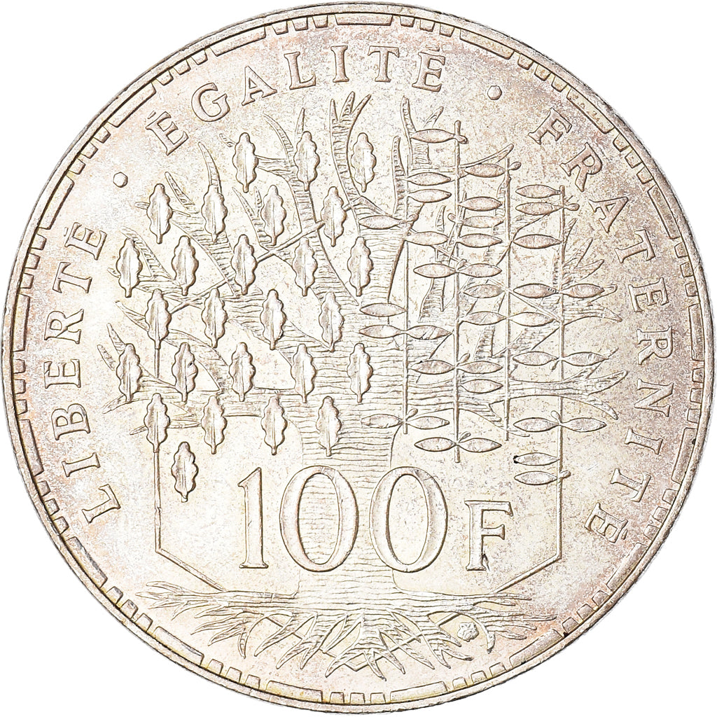 Coin, France, Panthéon, 100 Francs, 1983, Paris, EF(40-45), Silver, KM:951.1