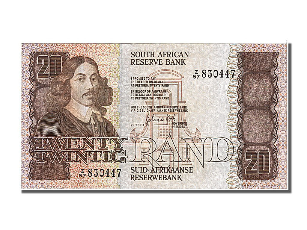 South Africa, 20 Rand, 1985, KM #121c, UNC(63), Z57