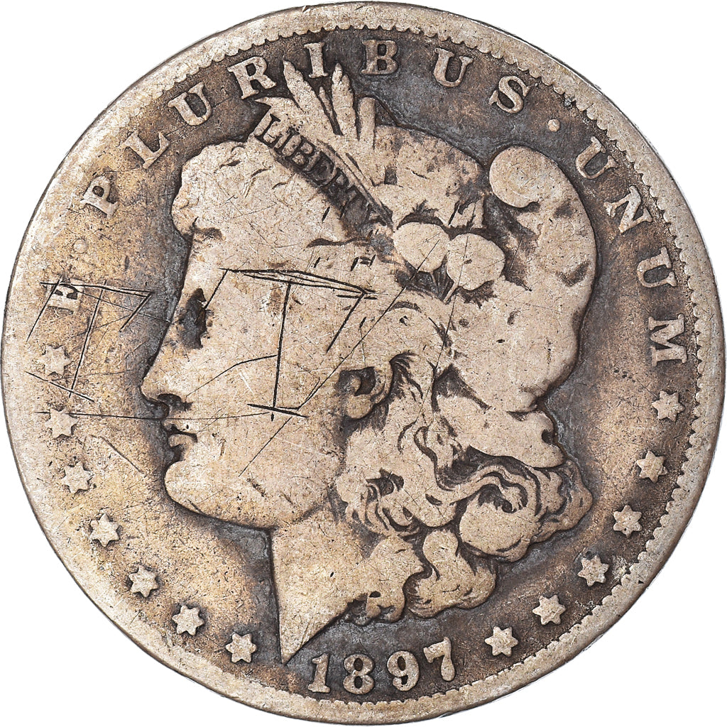 Monnaie, États-Unis, Morgan Dollar, Dollar, 1897, U.S. Mint, Philadelphie, La