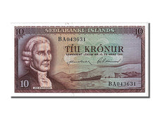 Iceland, 10 Krónur, 1961, KM #42, UNC(65-70), BA043631