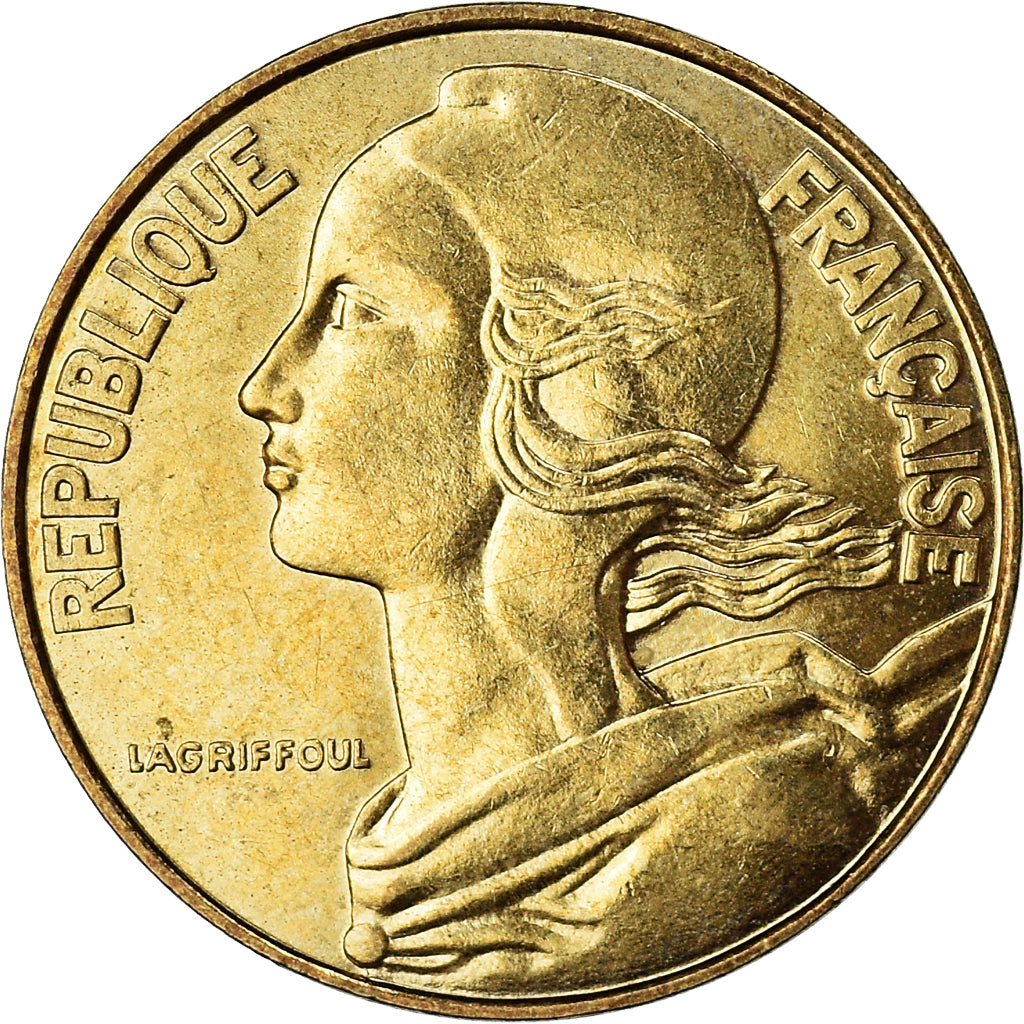 Coin, France, Marianne, 20 Centimes, 1985, Paris, AU(50-53), Aluminum-Bronze